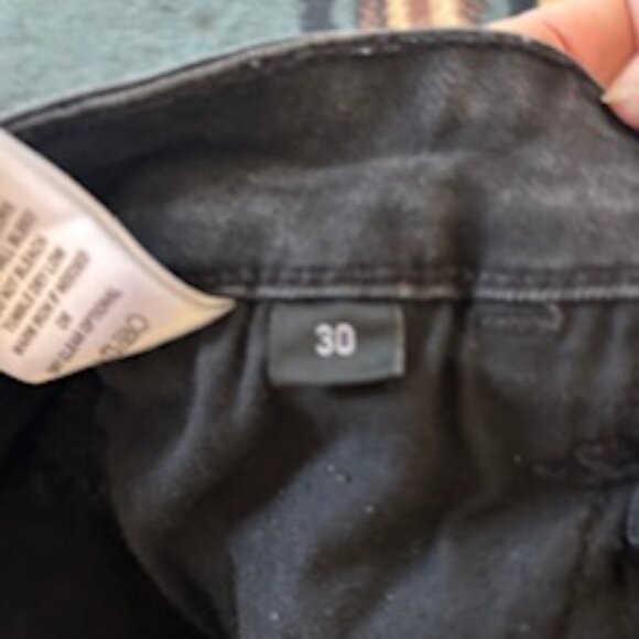 Flying Monkey skinny jean, zipped fly, black, stretchy material Size 30 - Picture 4 of 12